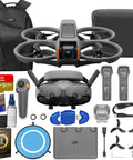 Avata 2 FPV Drone Bundle With 3 Batteries Fly More 4K Video 128GB Memory Card USB Card Reader Sling Bag And Drone Backpack Goggles 3 Set
