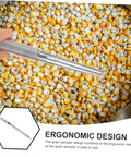 Stainless Steel Grain Sampler With Rubber Handle Portable Fertilizer Probe For Accurate Wheat Seed And Soil Sampling Durable