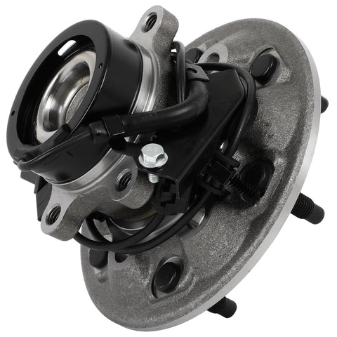 Close-up of Two-Pack Front Wheel Hub Bearing Assemblies With ABS For 2004-2008 Chevrolet Colorado And GMC Canyon 2WD Z71 Off-Road