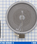 Model Specific Dual Radiant Surface Element Replacement For Electric Range 9 3 Quarter Inch 240V 3300W And 1400W with parts shown