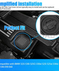 Engine Oil Filler Cap Cover Lid For BMW 3 Series E46 E90 E60 325i 330xi 325Ci 525i 525xi 530i 530xi Z4 Replacement Seal Prevents Leaks And Contamination Direct Fit Beefy Build For Daily Driving on engine