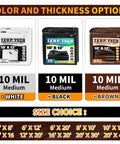 Brown Tarp 20x30 Feet 10 Mil Waterproof Poly Tarp With UV Resistant shown with color and thickness options
