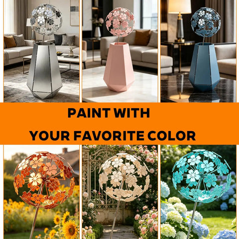Beginner Welding Practice Kit With 201 Stainless Steel Flower Vase Project 31 Piece Set for creative flower arrangements in various colors.