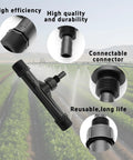 2 Pack 1 Inch Venturi Fertilizer Injector with Barbed Fittings for Irrigation Systems Garden and Hydroponics, agricultural field background