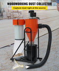 2 HP Dust Collector Beast For Your Shop With 1167 CFM Portable Vortex System in a woodworking shop