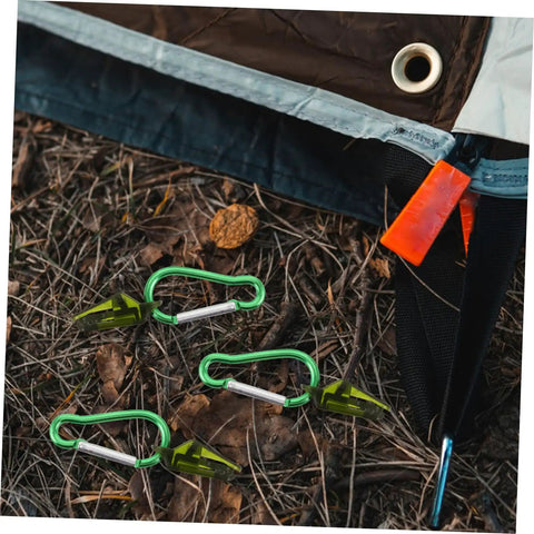 Heavy Duty Tarp Clips And Tent Clamps Weatherproof Plastic for lock tight fastening of tarps and awnings in outdoor setup.