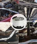 Beefy Aluminized Heat Sleeve Three Quarters Inch By Ten Feet With Hook And Loop Closure Heat Shield Sleeve Kit for auto wires