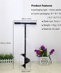 Heavy Duty Compost Stirring Tool 33.4 Inch Turning Bar For Outdoor Compost Tumbler Bins Manual Aerator And Mixing Wand With Dual Hole Design