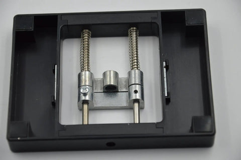 Base of Adjustable Metal Hot Air Gun Holder With Two Fixtures For SMD Rework Soldering Station showing spring mechanism