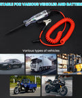 Beast Digital LED Test Light For Automotive 5 To 90 Volts, Bidirectional Circuit Tester With Real Time Voltage Display, Extended Spring Wire And Probes For Car, Truck, RV And Other Vehicles, with clip and probe