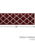 No Slip Stair Treads For Indoor Stairs Red 4 Pack Polypropylene Carpet Strips With Double Adhesive Tape Easy To Install Runner Rugs Safe Extra Grip For Kids And Pets featuring dimensions 9x28 inches