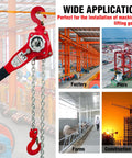 Heavy Duty Lever Chain Hoist 1700 Lbs Capacity 5 Ft Manual Ratchet Chain Puller With Two Hooks showcasing applications