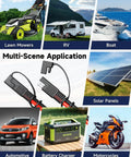 Multi-scene uses of Beefed Up Heavy Duty 10 AWG SAE Extension Cable 3Ft Quick Disconnect Tinned Copper Wire for various power needs