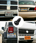 Keep Your Auto Setup Secured With These Goated Anti Theft License Plate Screw Kit Boasting Tamper Proof M6 Security Bolts.