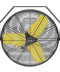 Front view of Heavy Duty Industrial Wall Mount Fan With High Velocity Airflow 9200 CFM 24 Inch Two Speed Metal Construction