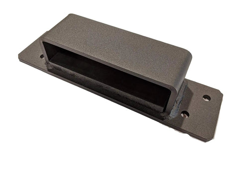 Beefy Floating Treehouse Bracket System For Two Trees, 1.25 Inch, UHMW Bearing Surface, Fits 1.25x15 Lag Bolts Or 1.25 Inch TABs, Textured Black Powder Coat, Corrosion Resistant, Built To Span Between Trees
