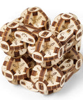 Flexi Cubus Brainteaser 3D Mechanical Wooden Puzzle Mind Bending Reconfigurable Cube For Adults And Teens Anti Stress Desk Toy With An Intricate Skeleton Sphere Design And Endless Shape Shifting Fun, wooden cube form
