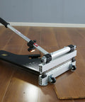 13 Inch Vinyl Floor Cutter with Wheels for Easy Angle and Length Cutting, Pro Grade Flooring Tool that Cuts Vinyl and Wood, front view
