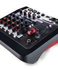 ZEDi-8 Compact Hybrid Audio Mixer And USB Interface For Home Studio And Live Gigs with control knobs and inputs