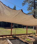 Mocha Shade Cloth With Ninety Percent UV Block Mesh Tarp For Patio Garden And Backyard Grommets Heavy Duty HDPE Shade Canopy Replacement