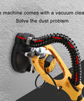 Pro Grade Electric Concrete Grinder Angle Tool With Brushless Motor And Variable Speed For Smooth Wall And Floor Polish vacuum attachment detail