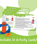 Hands On Primary Science Lab Activity Set For Kids Real Sized Tools Safe Chemistry Experiments And STEM Projects with activity cards