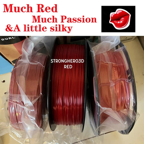 Slick Deep Red PLA High Speed 3D Printer Filament 1.75MM Smooth As Butter For Crushing Figures And Miniatures Dope Glossy Ruby Finish 1Kg Spool Legit Solid Quality For Quick Builds