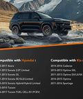 Front Outer Tie Rod Ends Set of 2 for Hyundai Sonata 2011 to 2015 Tucson 2010 to 2017 Azera 2012 to 2017 Optima 2011 to 2015 Sportage 2011 to 2016 Cadenza 2014 to 2016 Replacement Steering Linkage Durable Heavy Duty fitment chart
