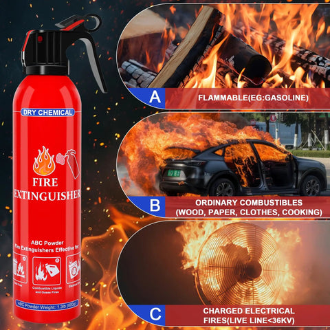 Rock Solid Dry Chemical Fire Extinguisher Two Pack Built Hella Tough For Home Kitchen Marine Rv Business Wall Mountable Safety Gear Quick Suppressing Grease Electrical And Paper Flames Top Shelf Protection