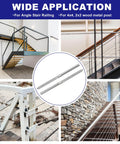 Left And Right Handed One Eighth Inch Cable Swage Lag Screws T316 Stainless Deck Railing Hardware in use on stairs and decks