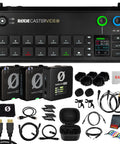 All In One Video And Audio Production Console Bundle with Multicam Switching, Touchscreen, USB C, Wireless Pro Mic Kit, 64GB Card.