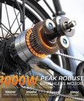 Electric Bike For Adults With 1000W Peak Motor 20 MPH Top Speed 26 Inch Step Through Frame 50 Mile Range 48V Removable Battery