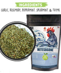 All Natural Nesting Herbs For Chickens To Fight Mites And Lice In Coops And Dust Baths With Fresh Scent Non GMO Soy Free 16 Oz Pack