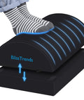 Under Desk Foot Rest For Office And Home, Ergonomic Foot Stool With Washable Cover, Dual Height Adjustable Levels, Keeps Feet Comfy And Relieved From Back And Knee Pain, Great For Car, Workstation, And Home Office