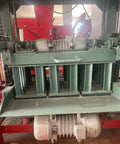 Industrial Brick Making Machine And Cement Block Production Equipment For Workshops Featuring Hella Solid Hydraulics, close-up view of hydraulic press components.