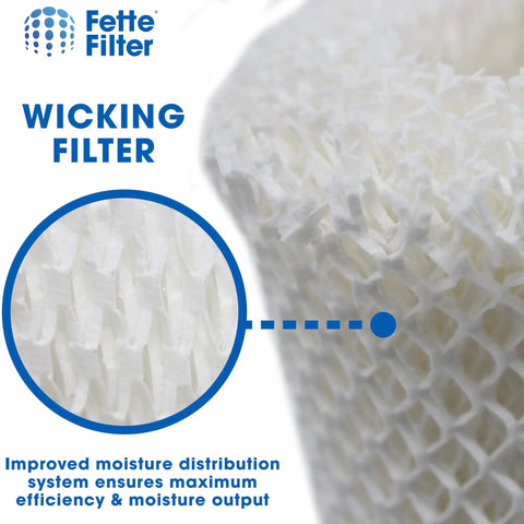 Two Pack Premium Humidifier Wicking Filter For Select HCM Series Cool Mist Humidifiers Replacement Filter Compatible With HCM300T HCM305T HCM310T HCM350 And More Easy Fit Durable Performance Great Moisture Control