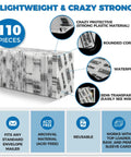 Shipping Protectors For Trading Cards Pro Grade Ultra Strong Plastic Inserts 110 Pack 3.5 By 4.5 Inches Transparent See Through Features