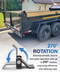 Beefy Weld On Trailer Hinges Set Of Four Heavy Duty Steel Gate And Dump Door Hinge Straps Built To Weld Direct To Frame For A Permanent Ultra Strong Connection Leaf Length Five And Three Eighths Inches Overall Width Four Inches on dump trailer gate