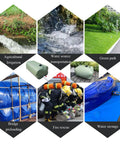 Heavy Duty Large Capacity Water Tote For Outdoor Garden Farm And Emergency Cistern with various applications shown in image.