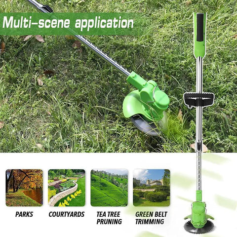 Powerful 24V Cordless Grass Trimmer And Lawn Mower For Easy Yard Cleanup Weed Busting And Lawn Care In Gardens And Small Farms