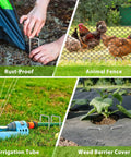 Heavy Duty 12 Inch Landscape Staples U Shaped Ground Stakes Galvanized 8 Gauge Steel for outdoor decor and fencing use