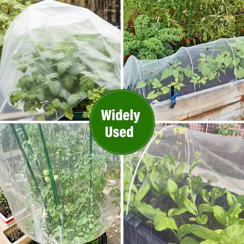 Ultra Fine Garden Netting 8x24 Ft Row Cover For Plants Keeps Birds Mosquitoes And Pests Out Protects Vegetables Fruits Flowers Crops