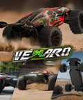 1:8 Scale Brushless RC Truck With 50 MPH Top Speed All Terrain 4X4 Truggy Waterproof Off Road Hobby Car 3S Battery Ready Heavy Duty Aluminum Heatsink Pro 3660 Motor Great for Adults in action on rugged terrain