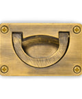 Solid Brass Box And Drawer Pulls Set Of 2, 3 Inch Length, Vintage Industrial Cabinet Hardware For Furniture, architectural interior design