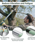 Man using Heavy Duty Bypass Loppers For Tree Trimming With German Stainless Steel Blades Rust Resistant And Beast Mode Sharp
