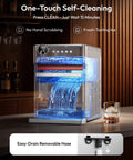 Elite Countertop Clear Ice Ball Maker Featuring Smart App Control And Reliable WiFi Connectivity Plus A Built In Twenty Four Hour Timer.