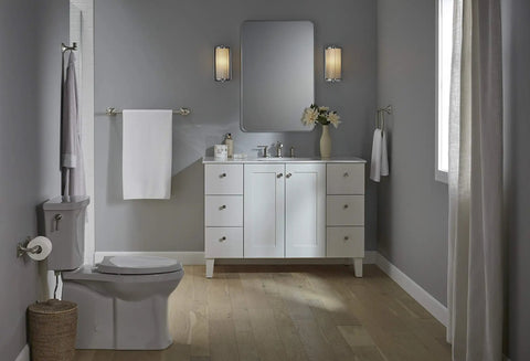 Bathroom with 24 Inch Towel Bar For Transitional Bathrooms With Premium Metal Construction, Durable Finish Resists Tarnish