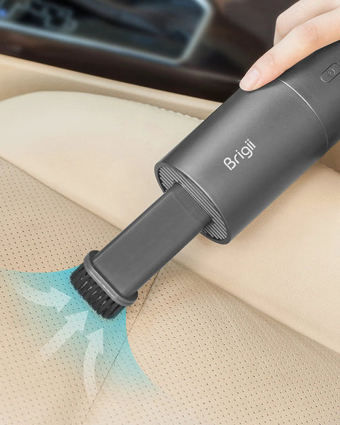 Slick Cordless Mini Handheld Vacuum With Killer Two In One Suction And Air Blaster Mode For Quick Car Detailing Keyboard Cleaning And No Sweat Dust Removal cleaning car seat upholstery