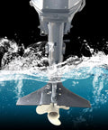 Hydrofoil Stabilizer For Outboard Motors And Stern Drives Dorsal Fin Style PA66 Black Plastic Fits 5 To 150 HP boosting stability in water