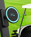 MagSafe Golf Cart Phone Mount With Ultra Strong Magnetic Suction That Holds Tight For iPhone Galaxy And Other Smartphones on cart